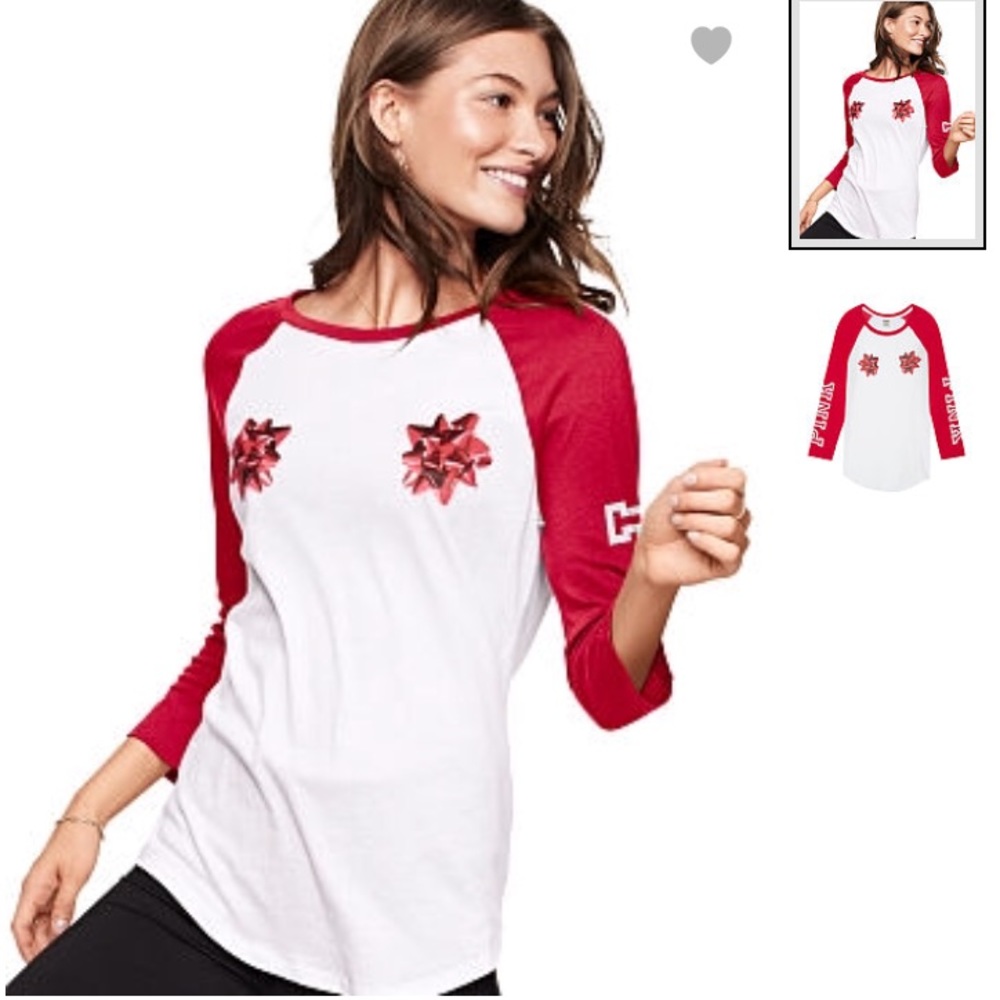 NWT Victoria’s Secret Pink Holiday Shirt